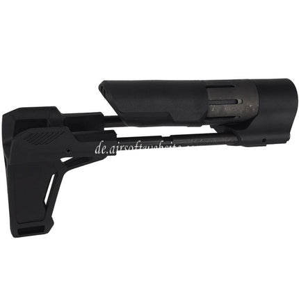 E&C PDW Stabilisator Geeignet für AR M4 M16 Serie AEG Gewehre Airsoft Schwarz