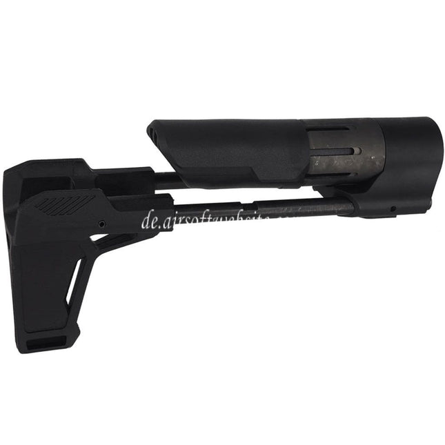 E&C PDW Stabilisator Geeignet für AR M4 M16 Serie AEG Gewehre Airsoft Schwarz
