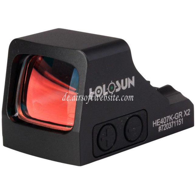 HOLOSUN HE407K GR X2 Green 6 MOA Dot Reflex Sight
