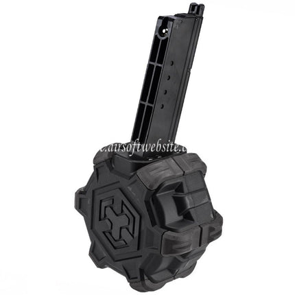 Armorer Works AW Custom 350rd Gas Adaptive Trommelmagazin Geeignet für Armorer Works AW / WE (WE-TECH) Desert Eagle GBB Pistolen Airsoft