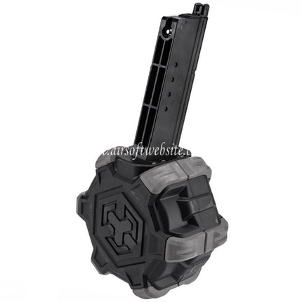 Armorer Works AW Custom 350rd Gas Adaptive Trommelmagazin Geeignet für Armorer Works AW / WE (WE-TECH) Desert Eagle GBB Pistolen Airsoft