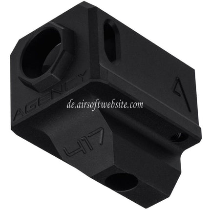 RWA Agency Arms 417 Doppelanschluss Kompensator -14mm CCW Gewinde gegen den Uhrzeigersinn Geeignet für G-Serie GBB Pistolen Airsoft