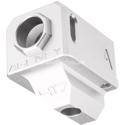 RWA Agency Arms 417 Doppelanschluss Kompensator -14mm CCW Gewinde gegen den Uhrzeigersinn Geeignet für G-Serie GBB Pistolen Airsoft