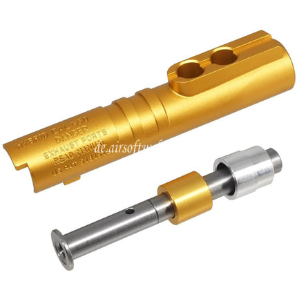 Bomber Airsoft CNC Aluminum SVI Infinity Tiki Stil Lauf Schlitten Rahmen Kit Set Geeignet für Tokyo Marui V10 Serie GBB Pistolen Silber