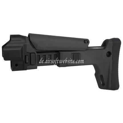 5KU ACR Stil 7-Positions Seitlich klappbar Einziehbarer Schaft Geeignet für Tokyo Marui Next Gen MP5 Serie AEG Gewehre Airsoft