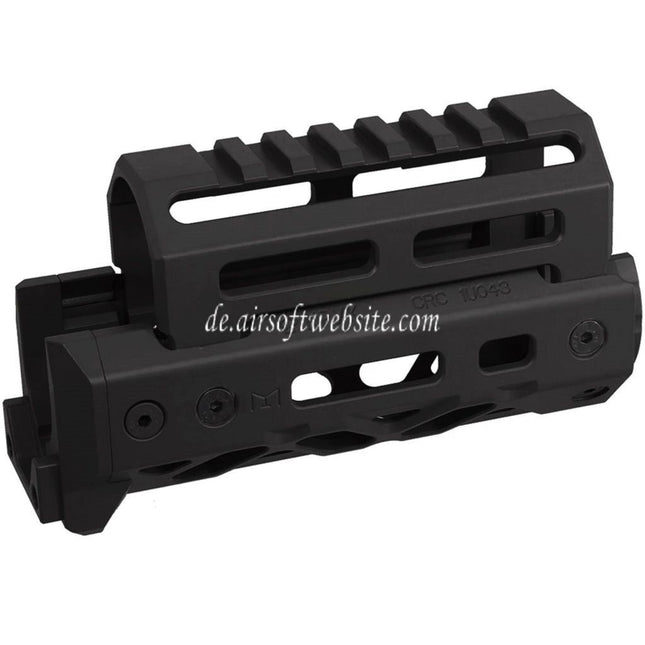 5KU KPYK CRC 1U040 Stil 125mm M-LOK Obere Untere Handschutz Schienen System Geeignet für CYMA D-BOYS AKS-74U Serie AEG Gewehre Airsoft