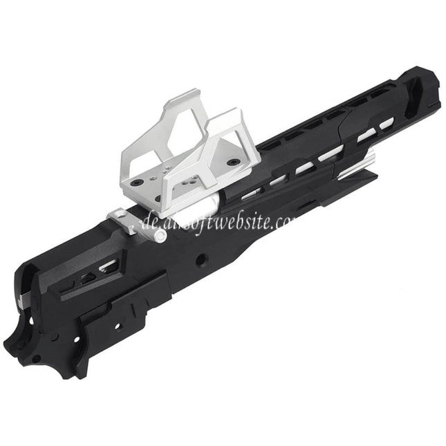 5KU CNC Aluminum EX-02 Lauf Schlitten Mitte Rahmen Kit Komplett Set Geeignet für Tokyo Marui Hi-Capa Serie GBB Pistolen Airsoft