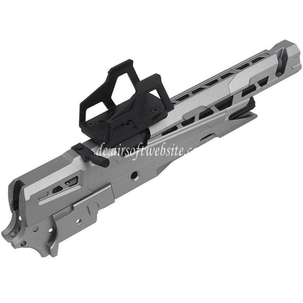 5KU CNC Aluminum EX-02 Lauf Schlitten Mitte Rahmen Kit Komplett Set Geeignet für Tokyo Marui Hi-Capa Serie GBB Pistolen Airsoft