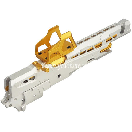 5KU CNC Aluminum EX-02 Lauf Schlitten Mitte Rahmen Kit Komplett Set Geeignet für Tokyo Marui Hi-Capa Serie GBB Pistolen Airsoft