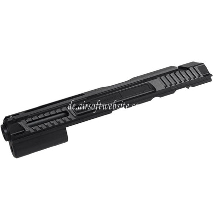 5KU CNC Aluminum Fräs Schlitten und Lauf Kit Set Typ-2 Geeignet für KJ Works ASG CZ Shadow 2 Serie GBB Pistolen Airsoft