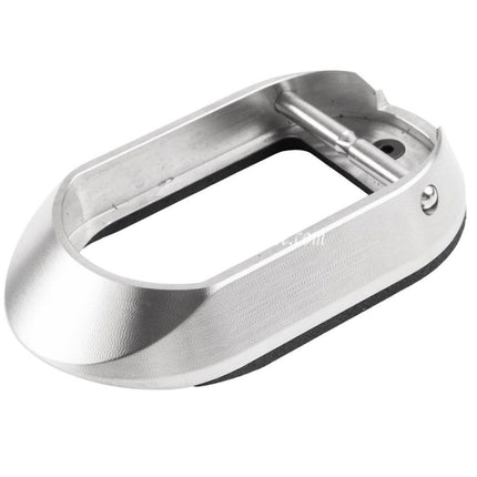 Revanchist Airsoft Edelstahl Magwell Standard Geeignet für Tokyo Marui Hi-Capa Serie GBB Pistolen Silber