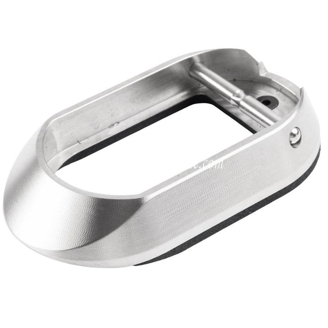 Revanchist Airsoft Edelstahl Magwell Standard Geeignet für Tokyo Marui Hi-Capa Serie GBB Pistolen Silber