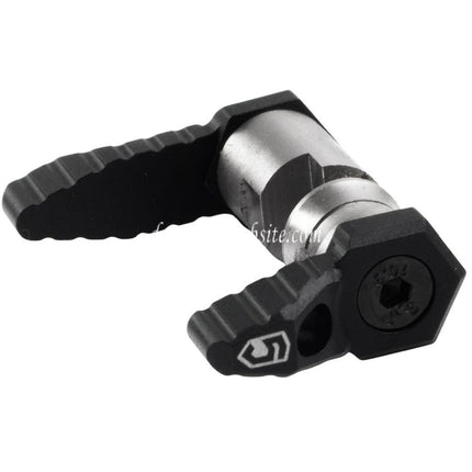 Revanchist Airsoft 90 Grad Ambidextrous Wahlhebel Typ-A Geeignet für Savia PCC H Tokyo Marui M4 MWS Serie GBB Gewehre Schwarz