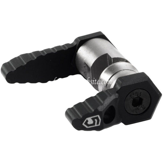 Revanchist Airsoft 90 Grad Ambidextrous Wahlhebel Typ-A Geeignet für Savia PCC H Tokyo Marui M4 MWS Serie GBB Gewehre Schwarz