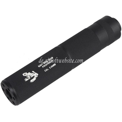 CYMA 155mm x 30mm Navy Seal Stil Schalldämpfers Geeignet für -14mm CCW Gewinde gegen den Uhrzeigersinn