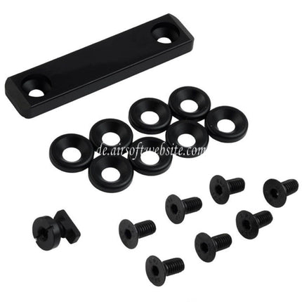 5KU CNC Aluminum 90mm DL-1 SPORT Handschutz Extender Geeignet für AKM AK105 AK74 AK Serie Gewehre Airsoft