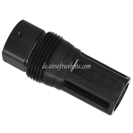5KU 55mm Pig Pen Stil Feuerdämpfer -14mm CCW Gewinde gegen den Uhrzeigersinn
