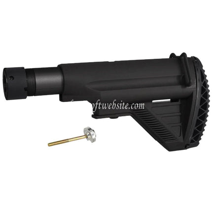 E&C Einziehbarer Schaft mit Röhre Geeignet für E&C HK417 G28 Serie AEG Gewehre Airsoft