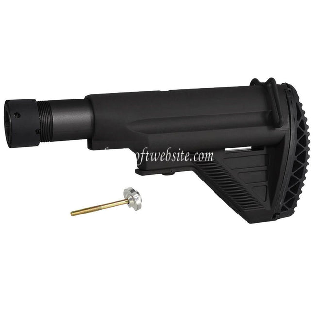 E&C Einziehbarer Schaft mit Röhre Geeignet für E&C HK417 G28 Serie AEG Gewehre Airsoft