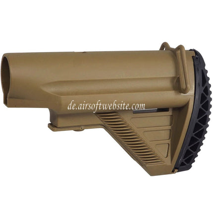 E&C Einziehbarer Schaft mit Röhre Geeignet für E&C HK417 G28 Serie AEG Gewehre Airsoft