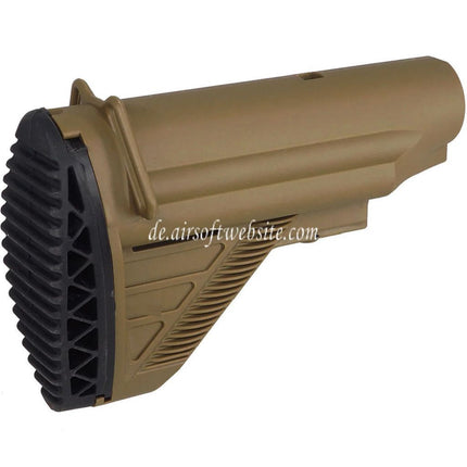 E&C Einziehbarer Schaft mit Röhre Geeignet für E&C HK417 G28 Serie AEG Gewehre Airsoft
