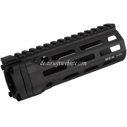 E&C MFR XL 6.0 Zoll M-Lok Handschutz Schienen System Geeignet für AR M4 M16 Serie AEG Gewehre Airsoft