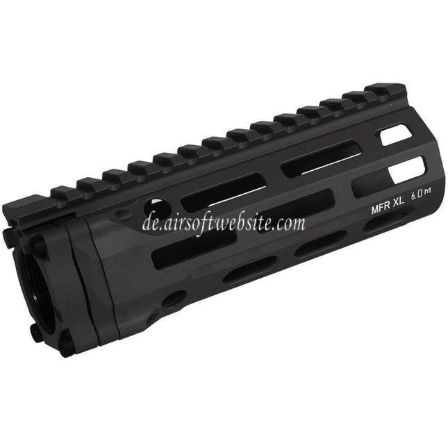 E&C MFR XL 6.0 Zoll M-Lok Handschutz Schienen System Geeignet für AR M4 M16 Serie AEG Gewehre Airsoft