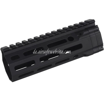 E&C MFR XS 6.1 Zoll M-Lok Handschutz Schienen System Geeignet für AR M4 M16 Serie AEG Gewehre Airsoft Schwarz