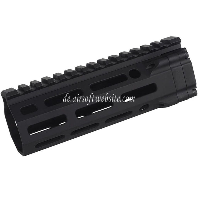 E&C MFR XS 6.1 Zoll M-Lok Handschutz Schienen System Geeignet für AR M4 M16 Serie AEG Gewehre Airsoft Schwarz