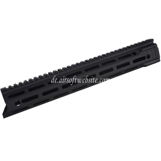 E&C MFR XS 14 Zoll M-Lok Handschutz Schienen System Geeignet für AR M4 M16 Serie AEG Gewehre Airsoft Schwarz