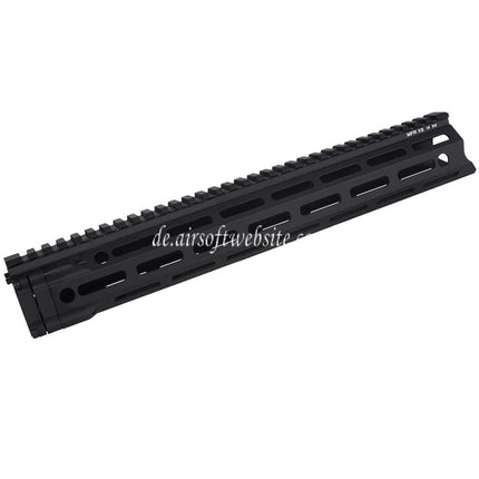 E&C MFR XS 14 Zoll M-Lok Handschutz Schienen System Geeignet für AR M4 M16 Serie AEG Gewehre Airsoft Schwarz