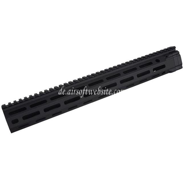 E&C MFR XS 15 Zoll M-Lok Handschutz Schienen System Geeignet für AR M4 M16 Serie AEG Gewehre Airsoft Schwarz
