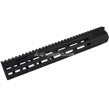 E&C 13 Zoll URX-4 M-Lok Handschutz Schienen System Geeignet für M4 M16 Serie AEG Gewehre Airsoft Schwarz