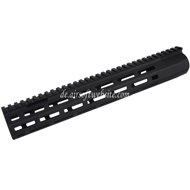 E&C 13 Zoll URX-4 M-Lok Handschutz Schienen System Geeignet für M4 M16 Serie AEG Gewehre Airsoft Schwarz