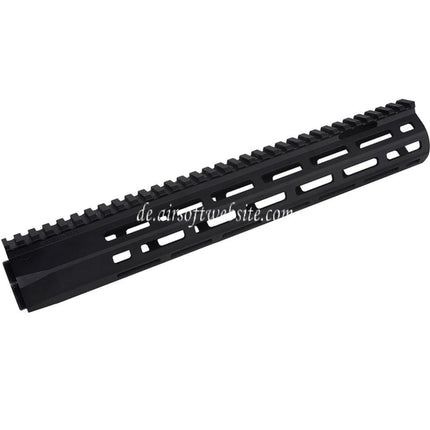E&C 13 Zoll URX-4 M-Lok Handschutz Schienen System Geeignet für M4 M16 Serie AEG Gewehre Airsoft Schwarz
