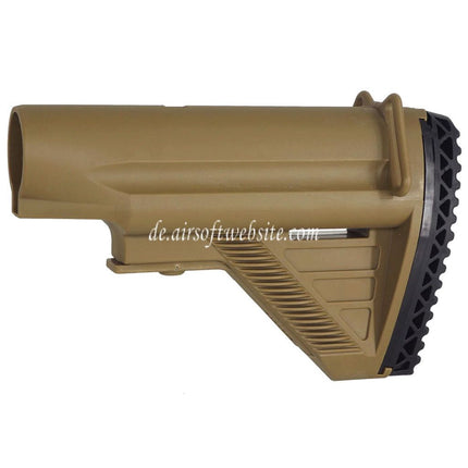 E&C E2 Stil Einziehbarer Schaft Geeignet für E&C HK417 G28 Serie AEG Gewehre Airsoft