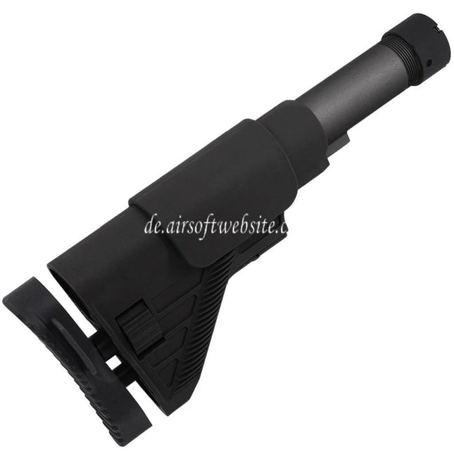 E&C DMR Stil Einziehbarer Schaft mit Röhre Geeignet für E&C HK417 G28 Serie AEG Gewehre Airsoft