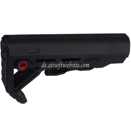 E&C MOD1 Stil Einziehbarer Schaft Geeignet für AR M4 M16 Serie AEG Gewehre Airsoft Schwarz