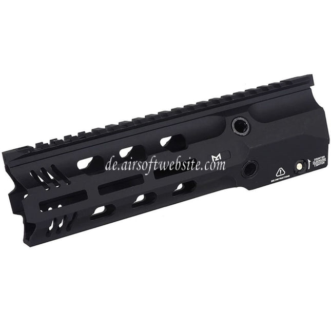 E&C GRIDLOK Stil 9 Zoll Komplette M-Lok Handschutz Schienen System Geeignet für E&C 416 Serie AEG Gewehre Airsoft Schwarz