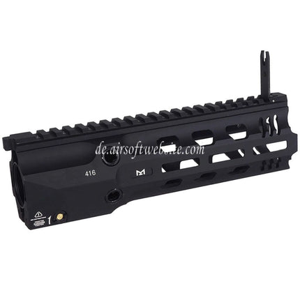 E&C GRIDLOK Stil 9 Zoll Komplette M-Lok Handschutz Schienen System Geeignet für E&C 416 Serie AEG Gewehre Airsoft Schwarz