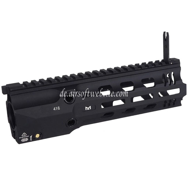 E&C GRIDLOK Stil 9 Zoll Komplette M-Lok Handschutz Schienen System Geeignet für E&C 416 Serie AEG Gewehre Airsoft Schwarz
