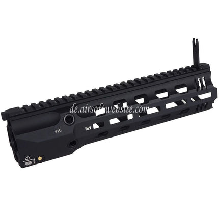 E&C GRIDLOK Stil 11 Zoll Komplette M-Lok Handschutz Schienen System Geeignet für E&C 416 Serie AEG Gewehre Airsoft Schwarz