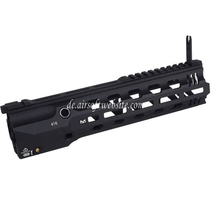 E&C GRIDLOK Stil Lightspeed 11 Zoll Komplette M-Lok Handschutz Schienen System Geeignet für E&C 416 Serie AEG Gewehre Airsoft Schwarz