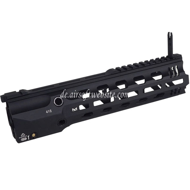 E&C GRIDLOK Stil Lightspeed 11 Zoll Komplette M-Lok Handschutz Schienen System Geeignet für E&C 416 Serie AEG Gewehre Airsoft Schwarz