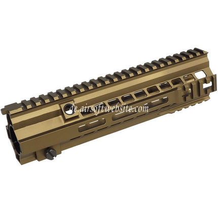 E&C Geissele Stil 9.5 Zoll M-Lok Handschutz Schienen System Geeignet für E&C VFC 416 Serie AEG Gewehre Airsoft