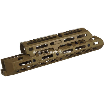 5KU KPYK CRC 1U020B Stil 290mm Mittellang M-LOK Obere Untere Handschutz Schienen System Geeignet für CYMA D-BOYS AKM AK105 AKS-74U Serie AEG Gewehre Airsoft