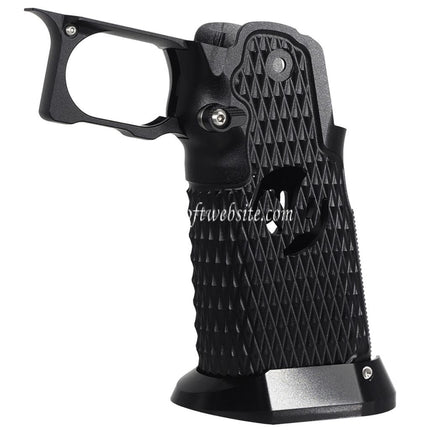 5KU CNC Aluminum Griff Typ-9 Geeignet für Tokyo Marui Hi-Capa 5.1 4.3 Serie GBB Pistolen Airsoft