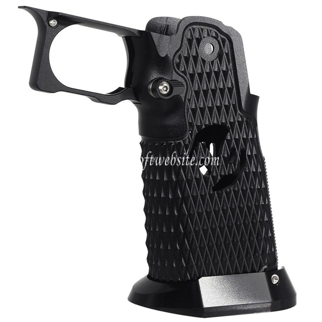 5KU CNC Aluminum Griff Typ-9 Geeignet für Tokyo Marui Hi-Capa 5.1 4.3 Serie GBB Pistolen Airsoft