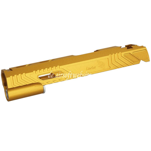 5KU CNC Aluminum Limcat WildCat Schlitten Geeignet für Tokyo Marui Hi-Capa M1911 Serie GBB Pistolen Airsoft