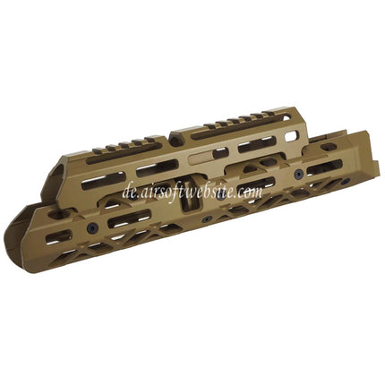 5KU KPYK CRC 1U020B Stil 290mm Mittellang M-LOK Obere Untere Handschutz Schienen System Geeignet für Tokyo Marui AKM AK105 AKS-74U Serie GBB Gewehre Airsoft